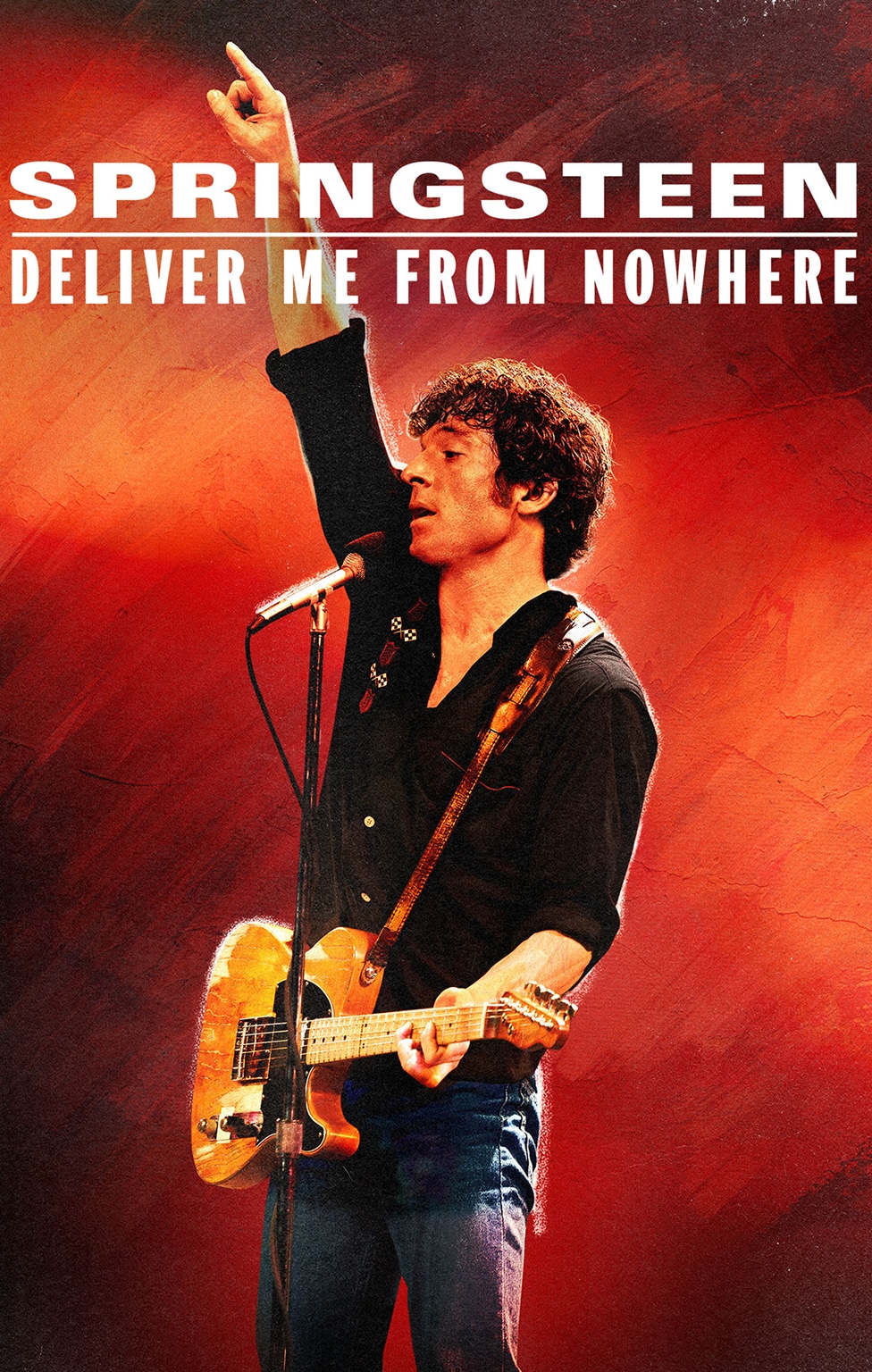 Poster for Springsteen: Deliver Me From Nowhere highlighting Bruce Springsteen.