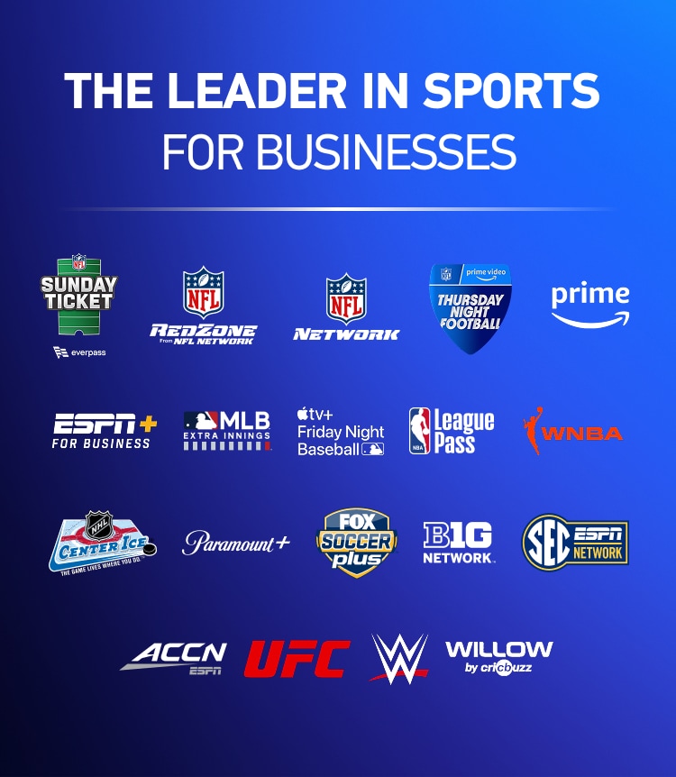 DIRECTV FOR BUSINESS, the leader in sports business, exclusive programming for Apple TV plus Friday Night Baseball.