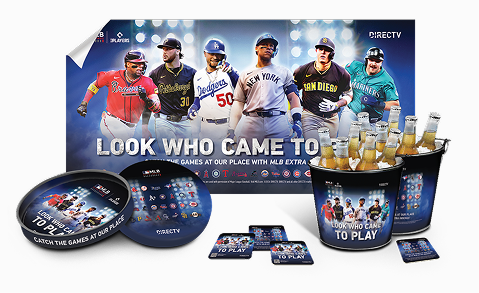 Look who came to play. MLB Extra Innings promo gear.