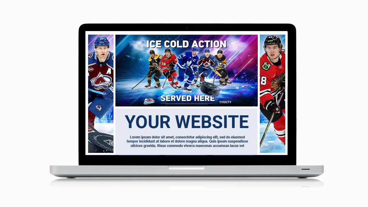 NHL CENTER ICE. Ice cold action served here. DIRECTV FOR BUSINESS.