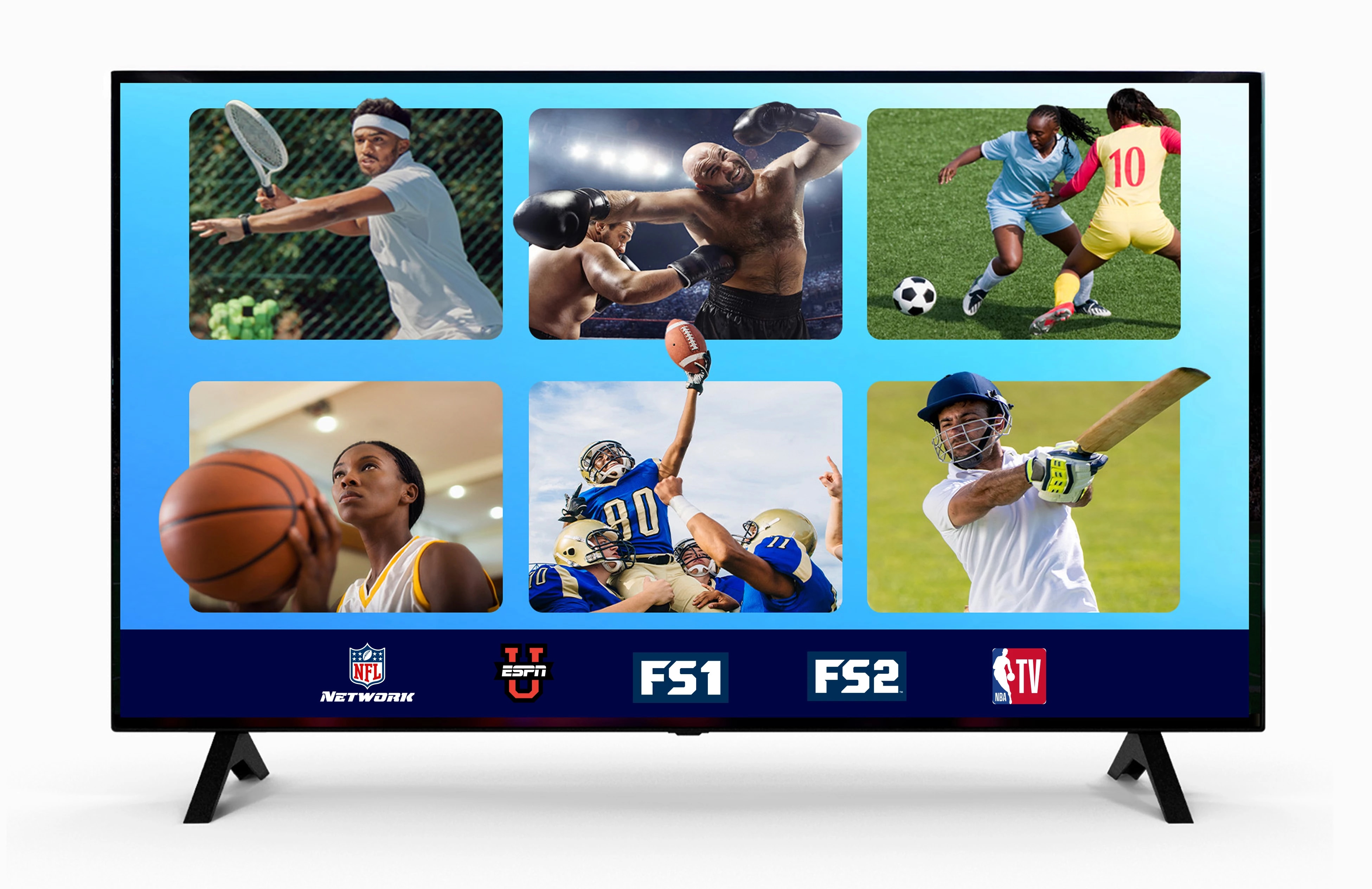 NFL Network, ESPNU, FS1, FS2, and NBA TV on DIRECTV FOR BUSINESS