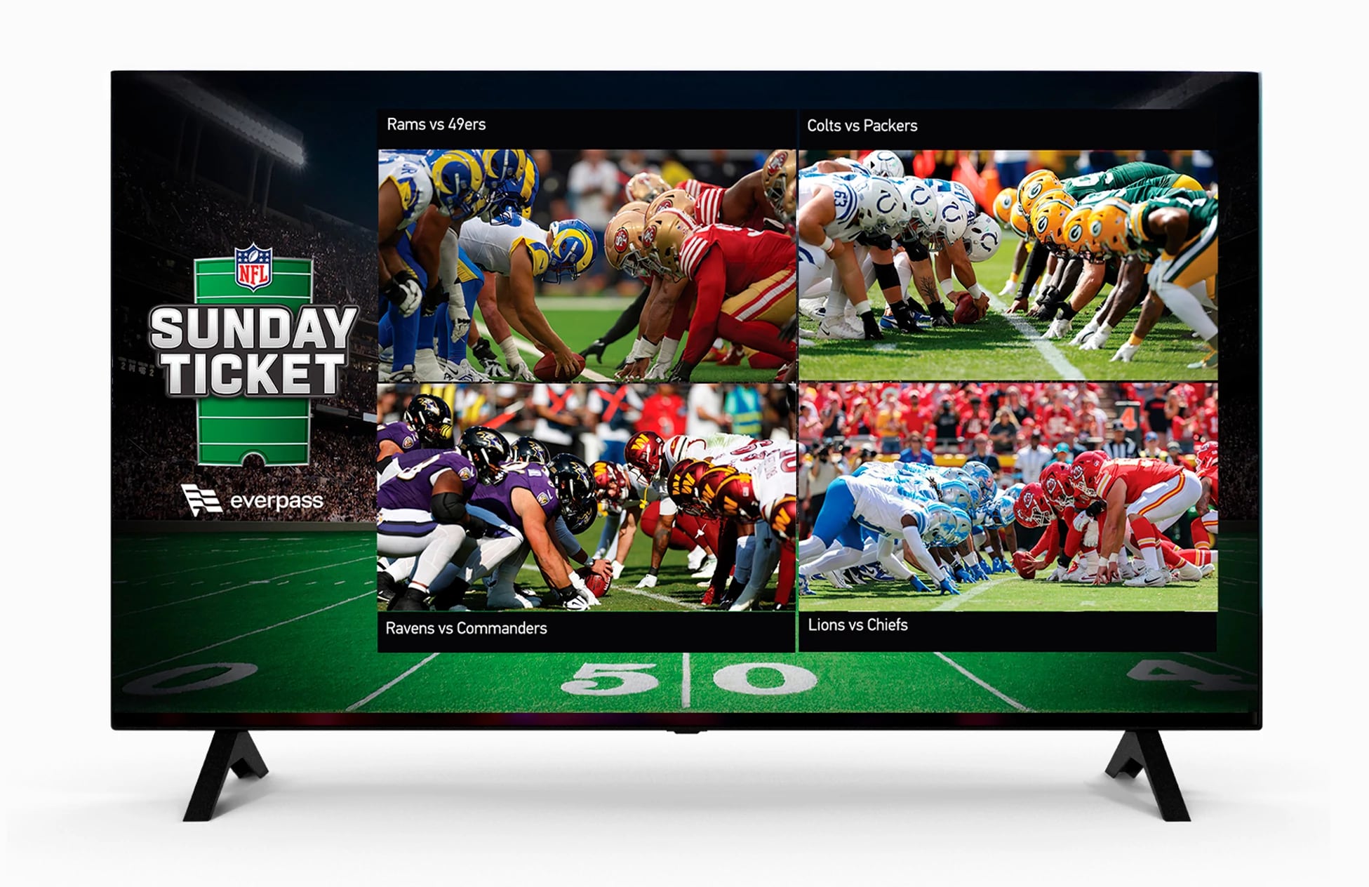 NFL Sunday Ticket is available through DIRECTV FOR BUSINESS