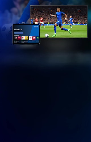 FIFA World Cup 2026 broadcast graphic featuring FOX, FS1, Telemundo and Universo.